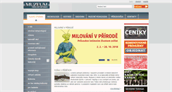 Desktop Screenshot of muzeumusti.cz